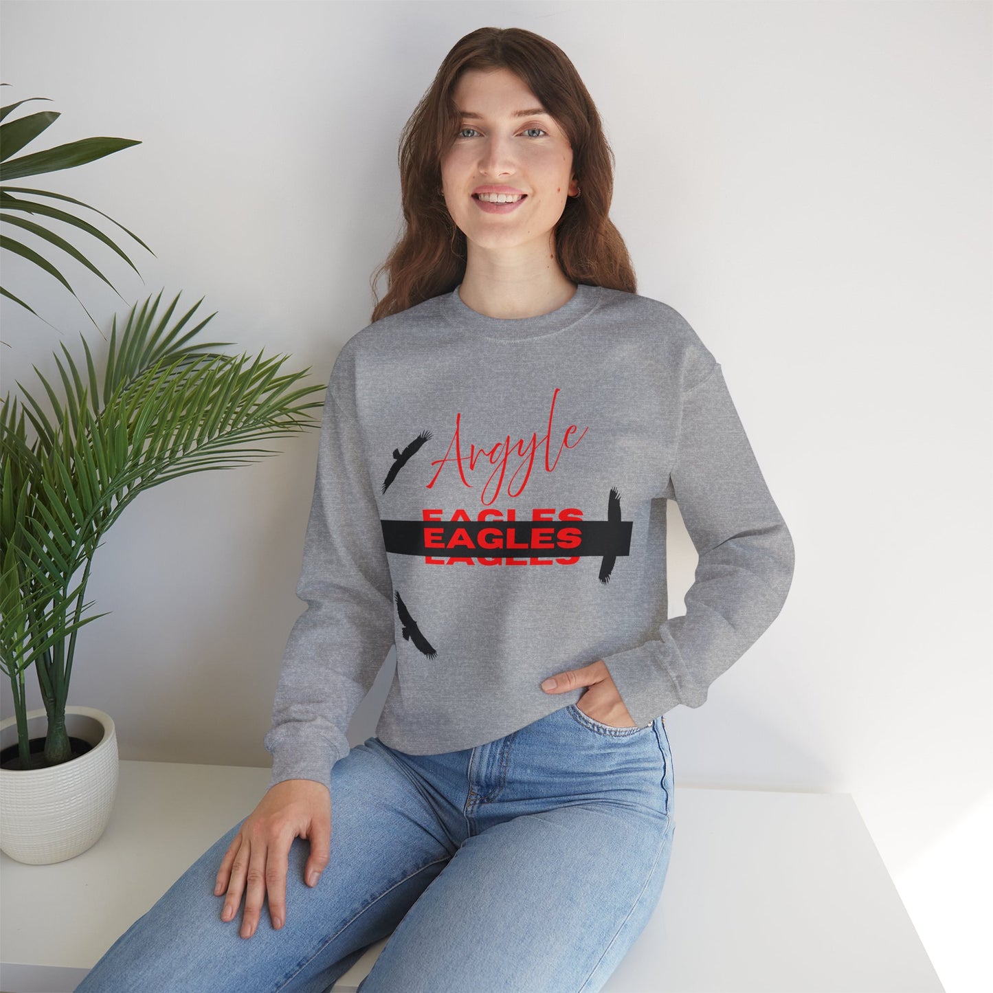 Argyle Eagles Sweater
