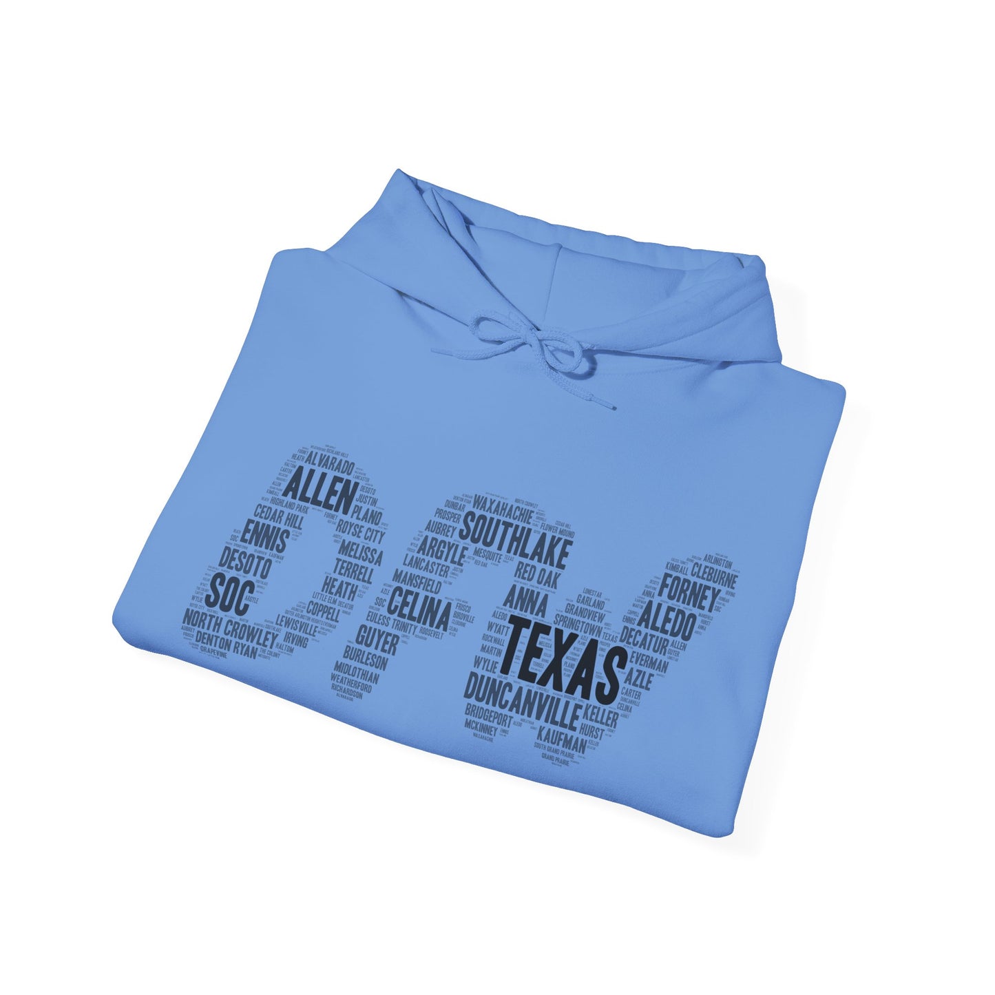 DFW Word Art Hoodie
