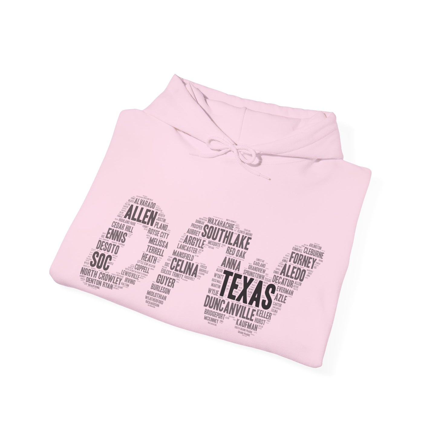 DFW Word Art Hoodie