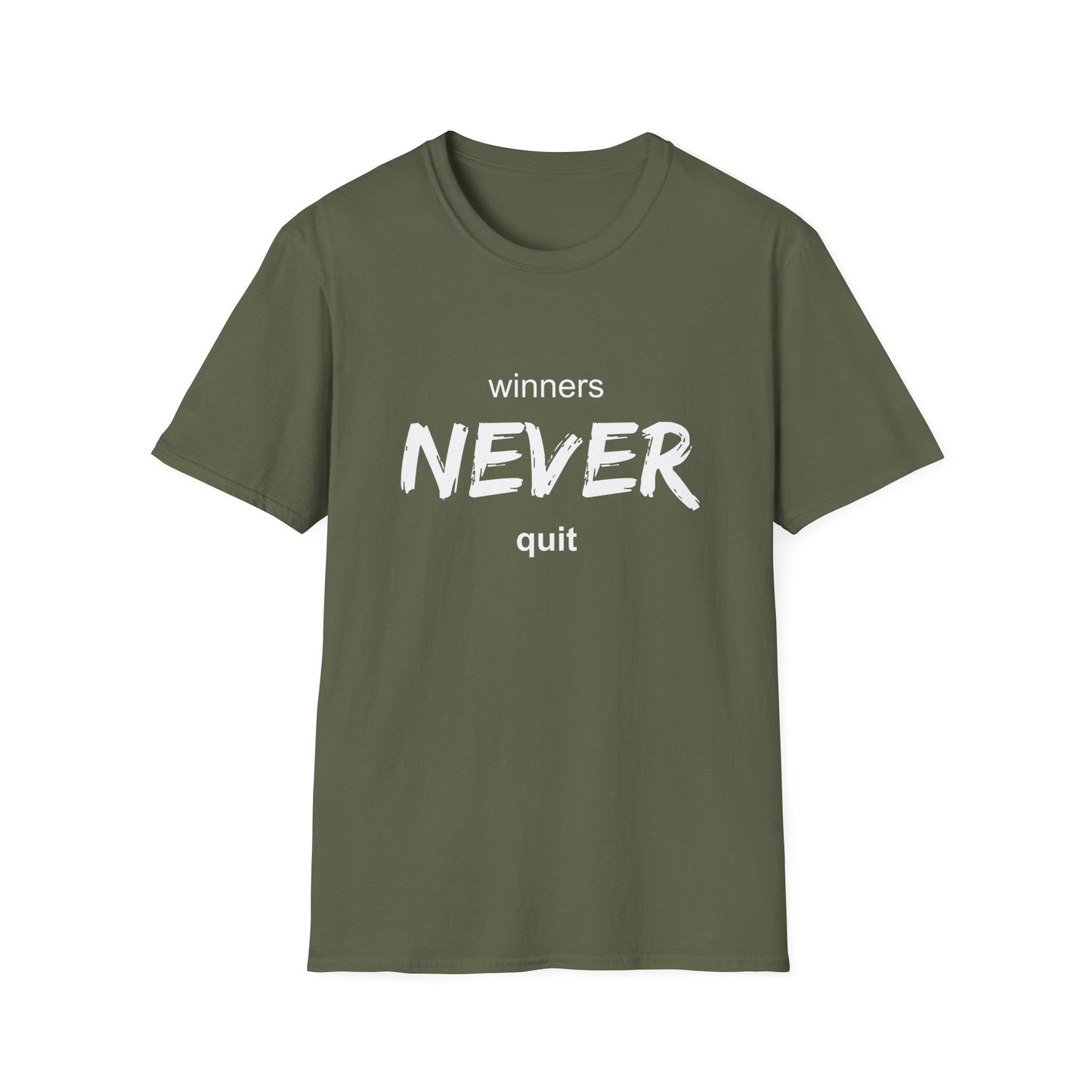 winners NEVER quit T-Shirt