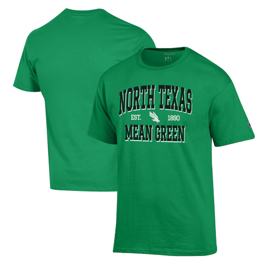 North Texas Mean Green Champion Est. Date Jersey T-Shirt - Green