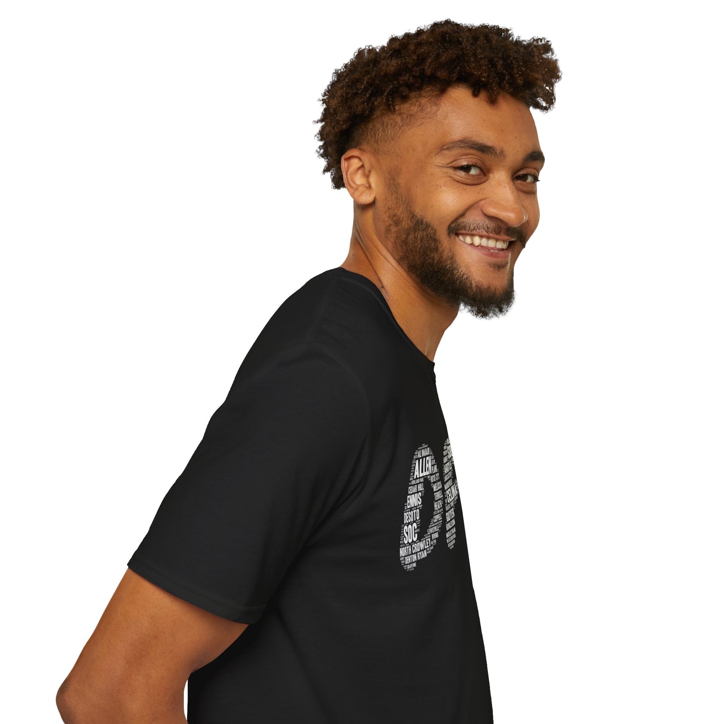 DFW Word Art T-Shirt | Dallas Fort Worth Local Pride Tee