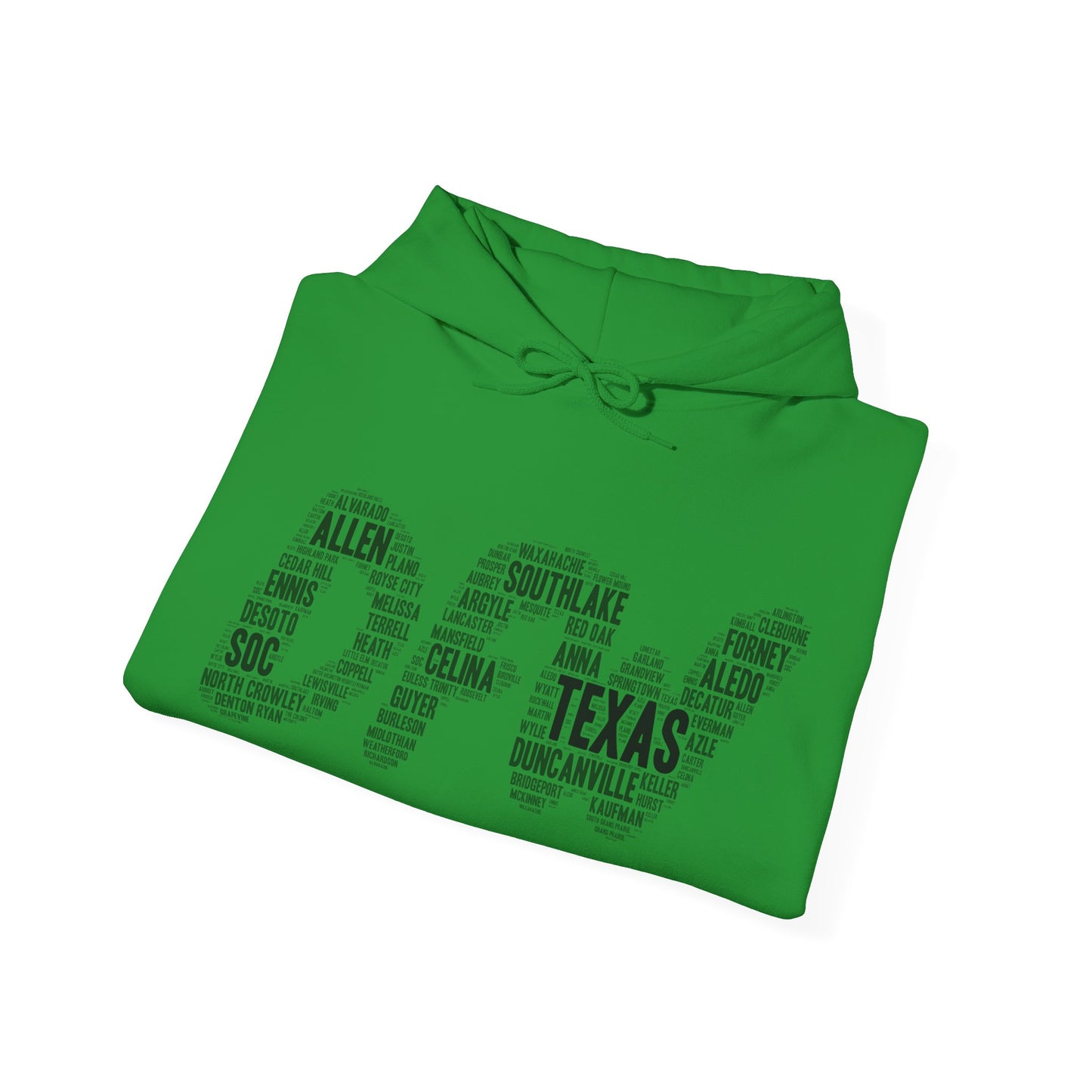 DFW Word Art Hoodie