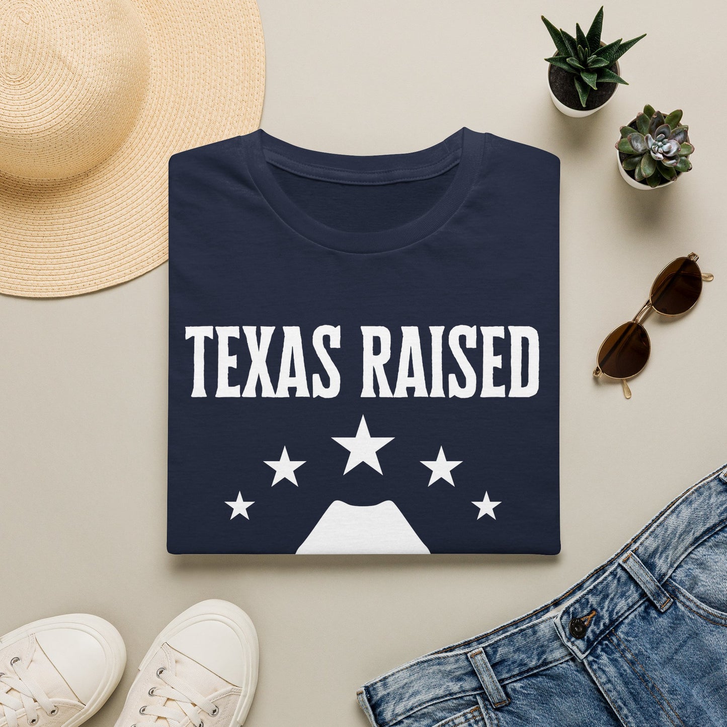 Texas Raised T-Shirt | Texas Pride Graphic Tee