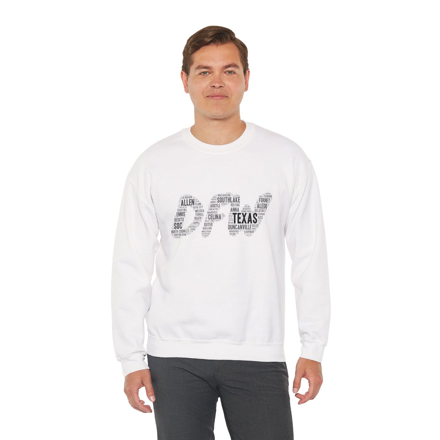 DFW Word Art Sweater