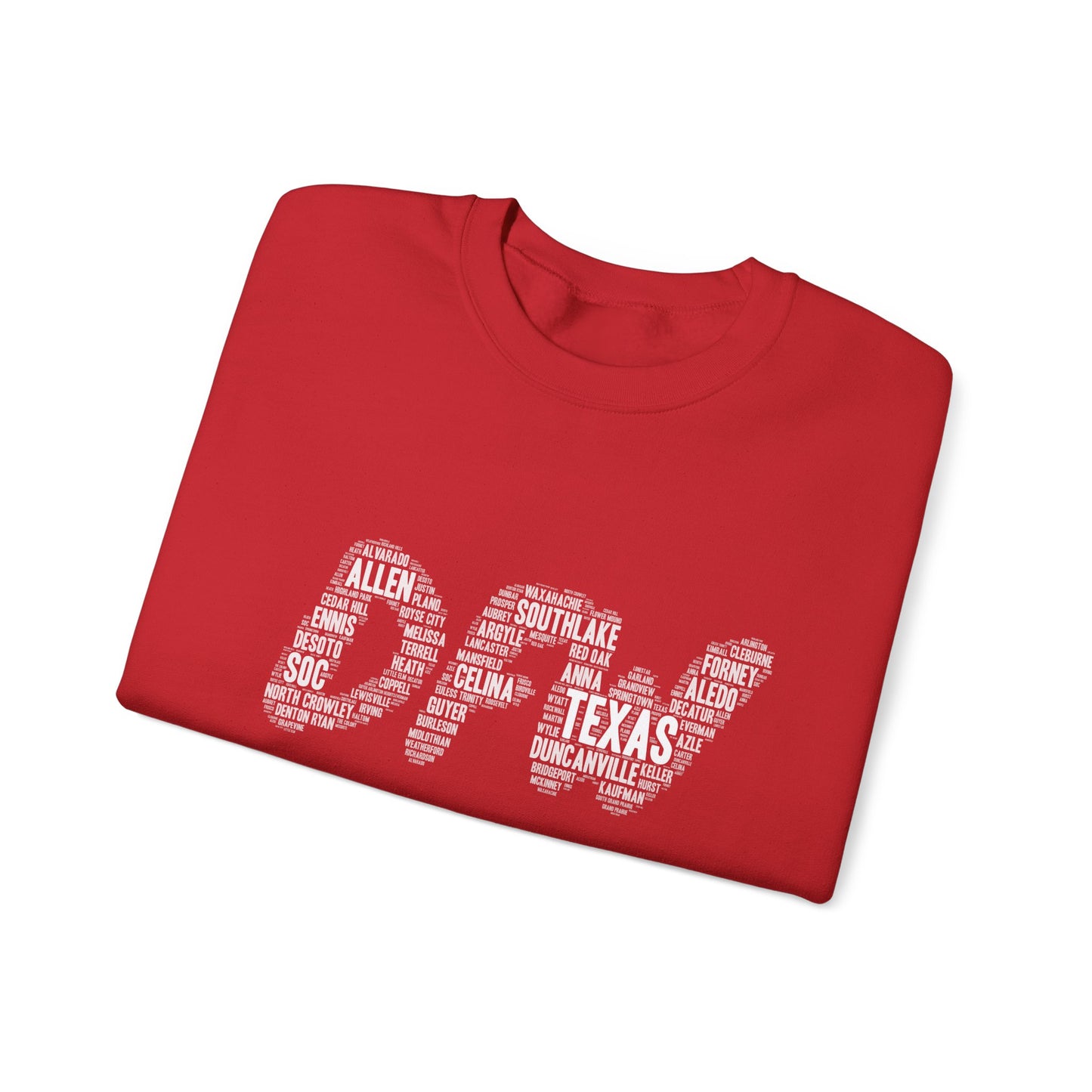 DFW Word Art Sweater