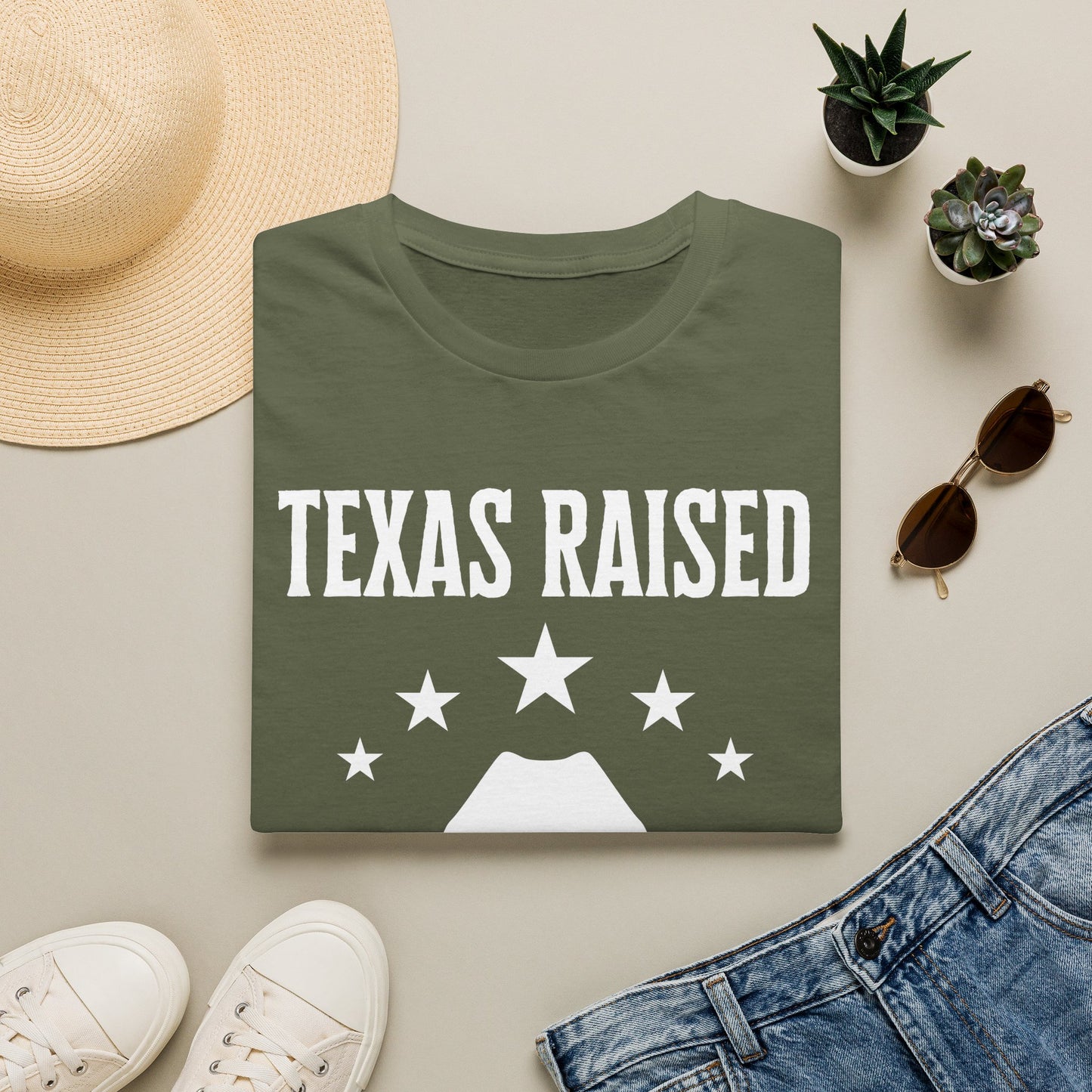 Texas Raised T-Shirt | Texas Pride Graphic Tee