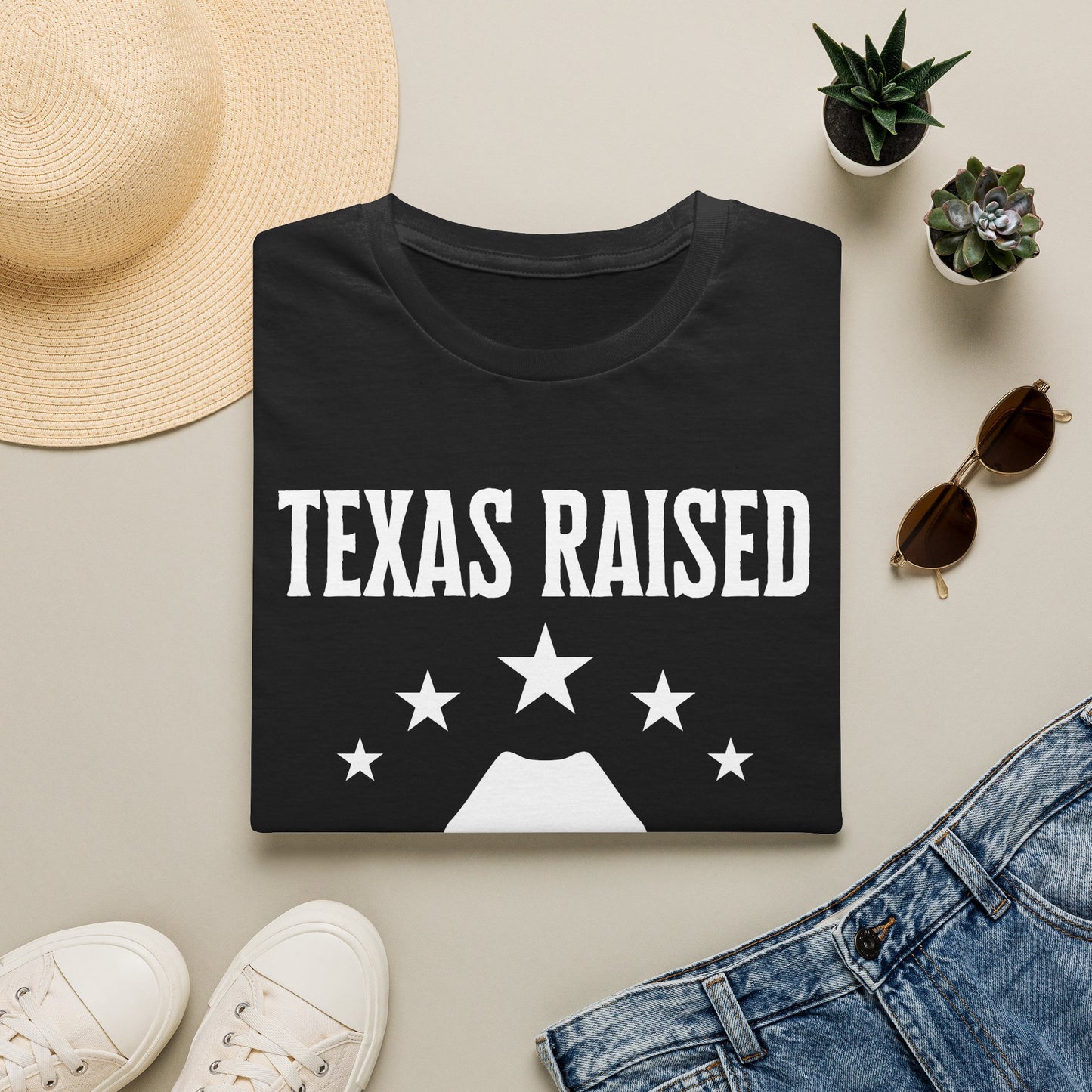 Texas Raised T-Shirt | Texas Pride Graphic Tee
