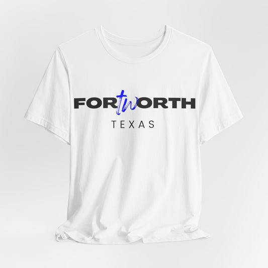 Fort Worth White DFW T-Shirt