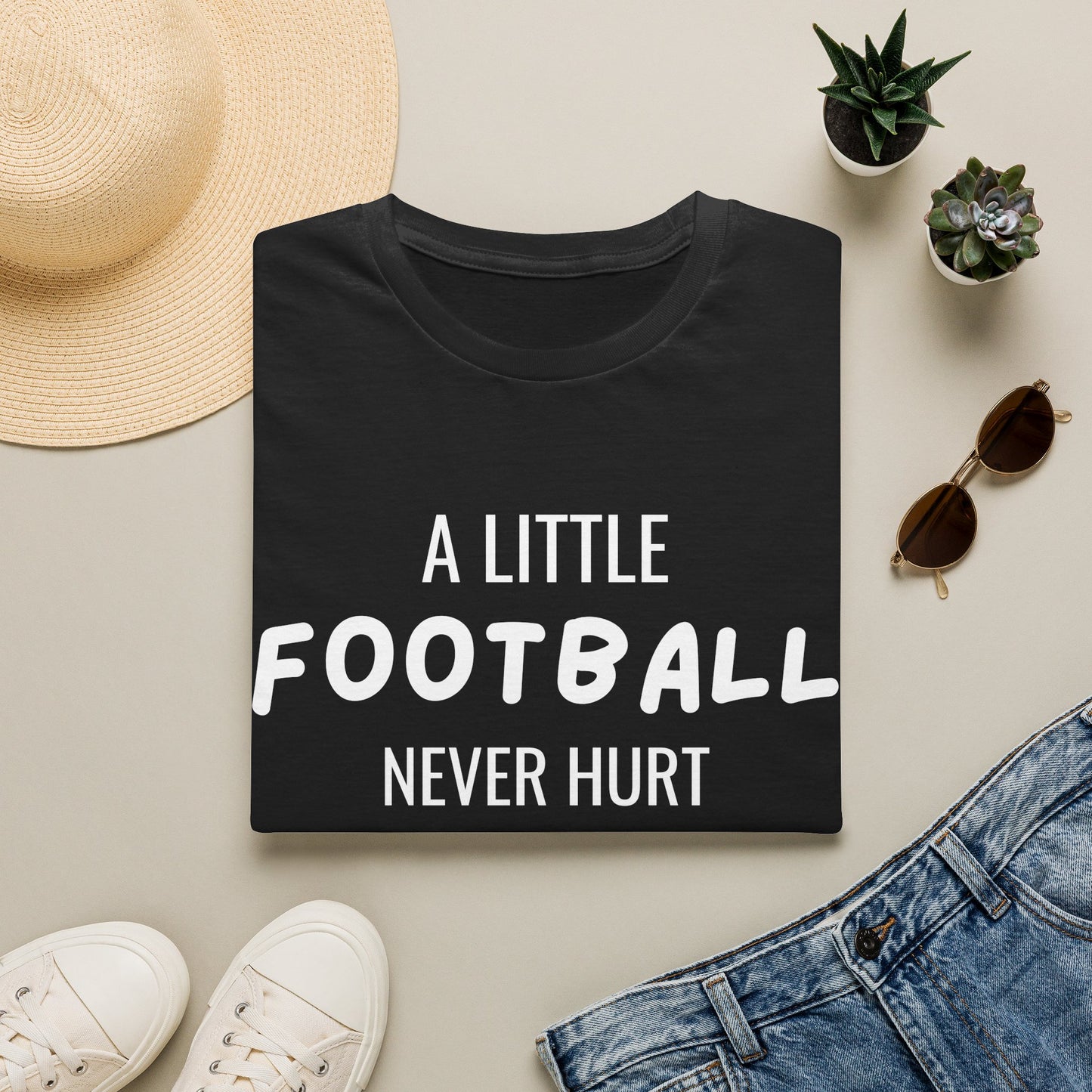 A Little Football Never Hurt Tee | Game Day Shirt