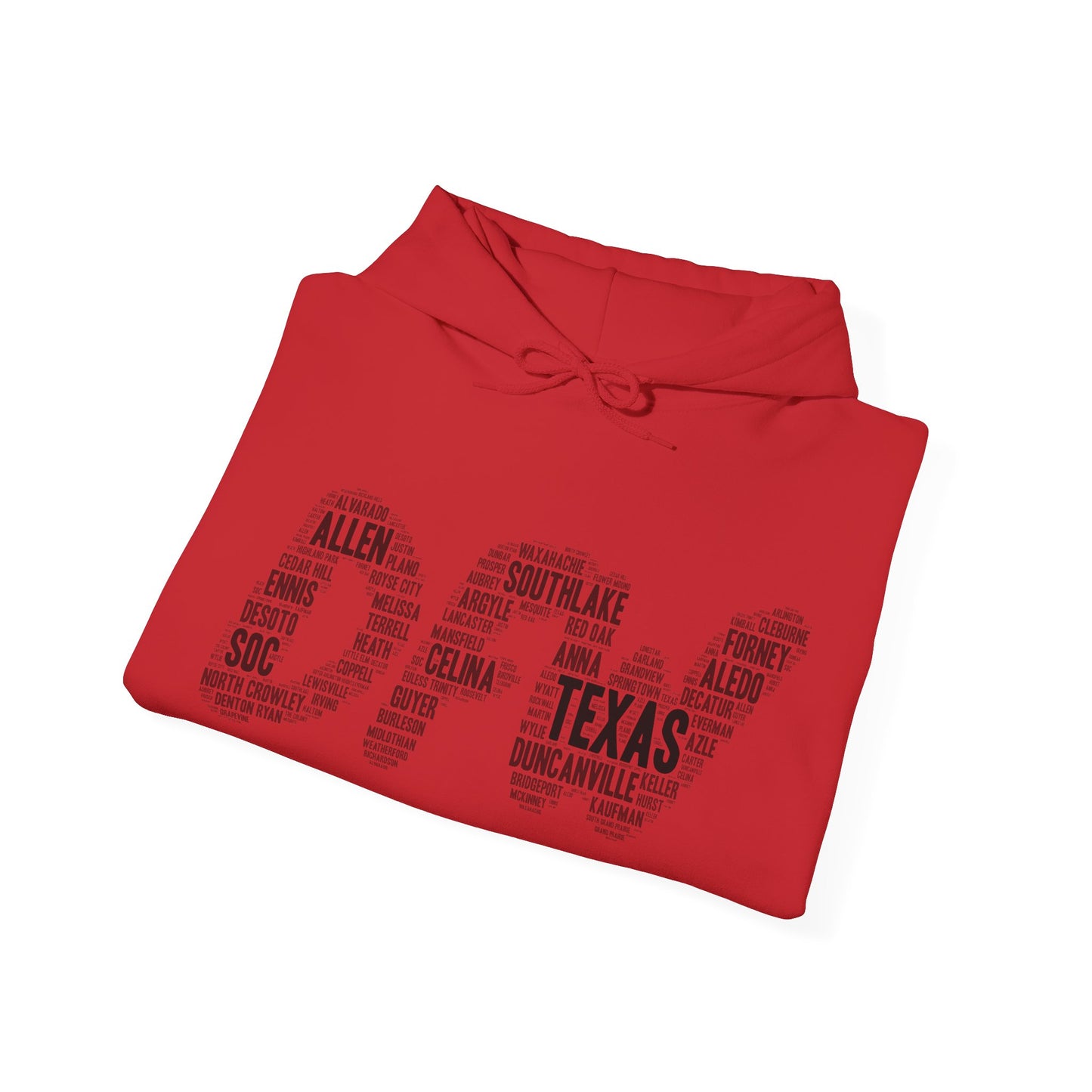DFW Word Art Hoodie