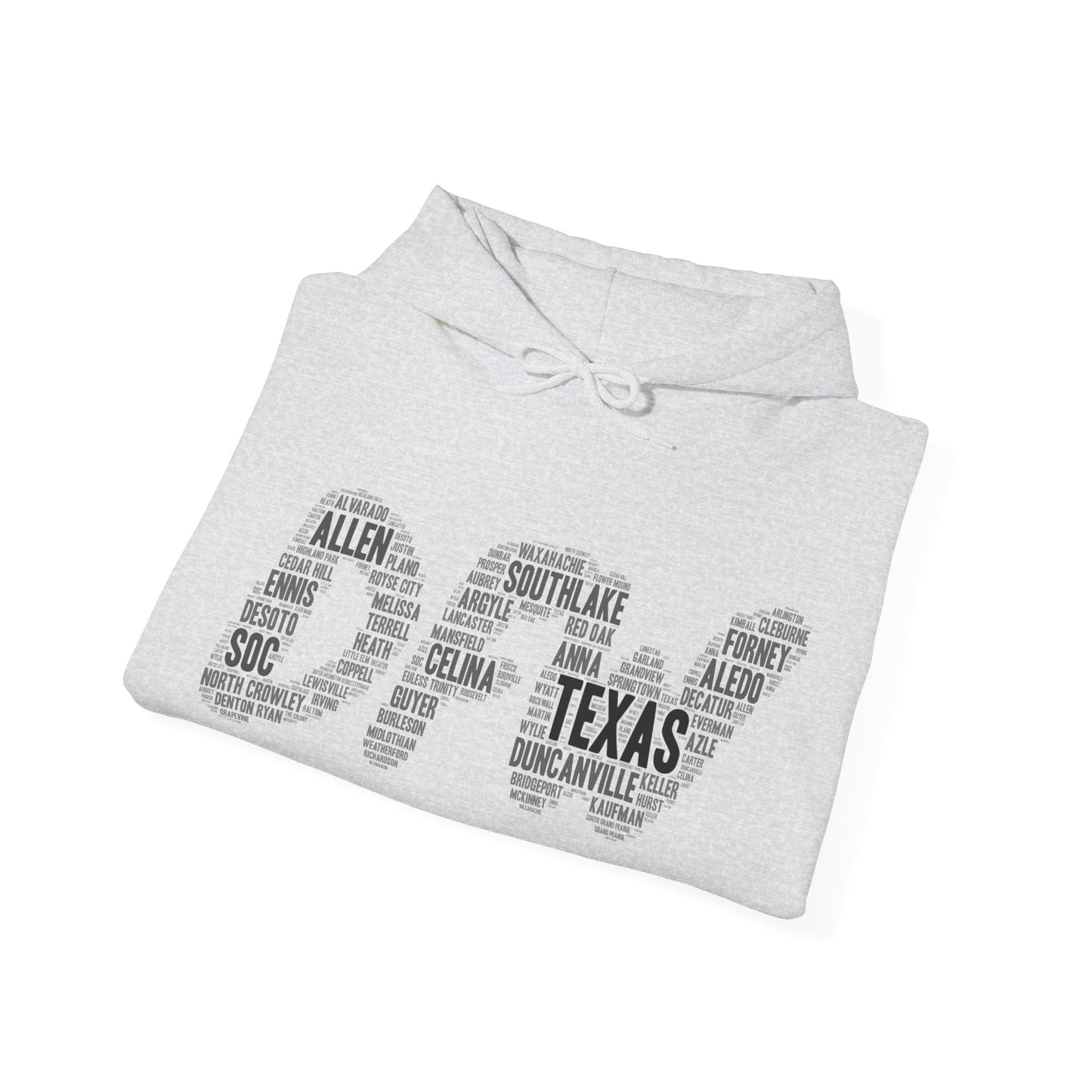 DFW Word Art Hoodie