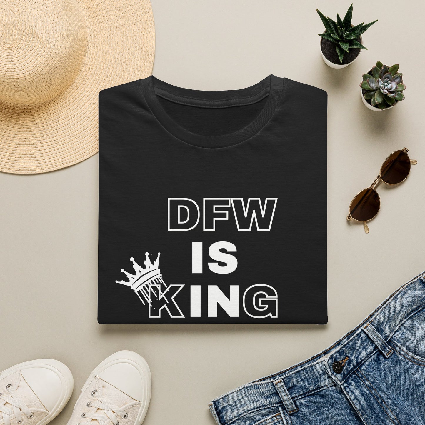 DFW Is King T-Shirt | Dallas Fort Worth Local Pride Tee