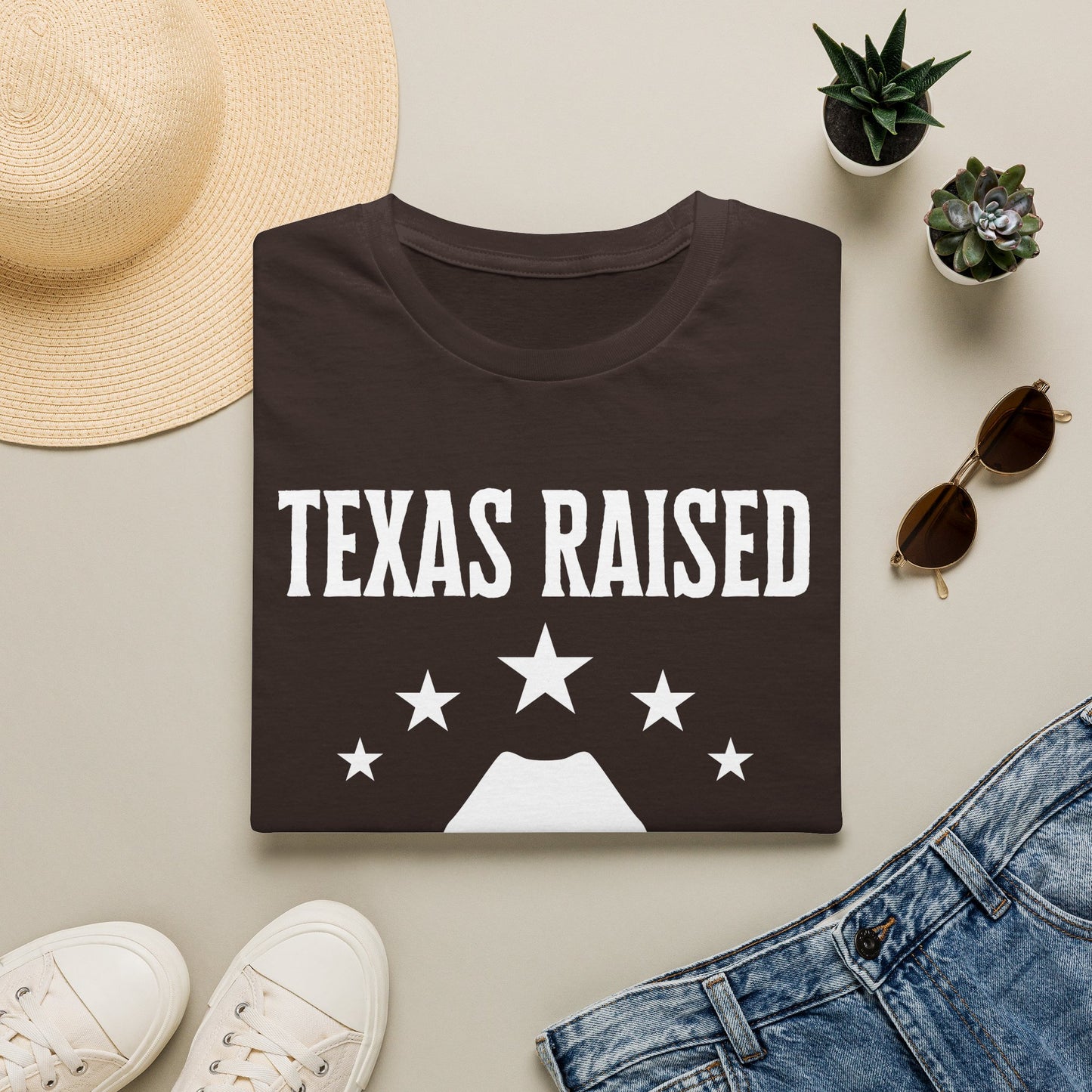 Texas Raised T-Shirt | Texas Pride Graphic Tee