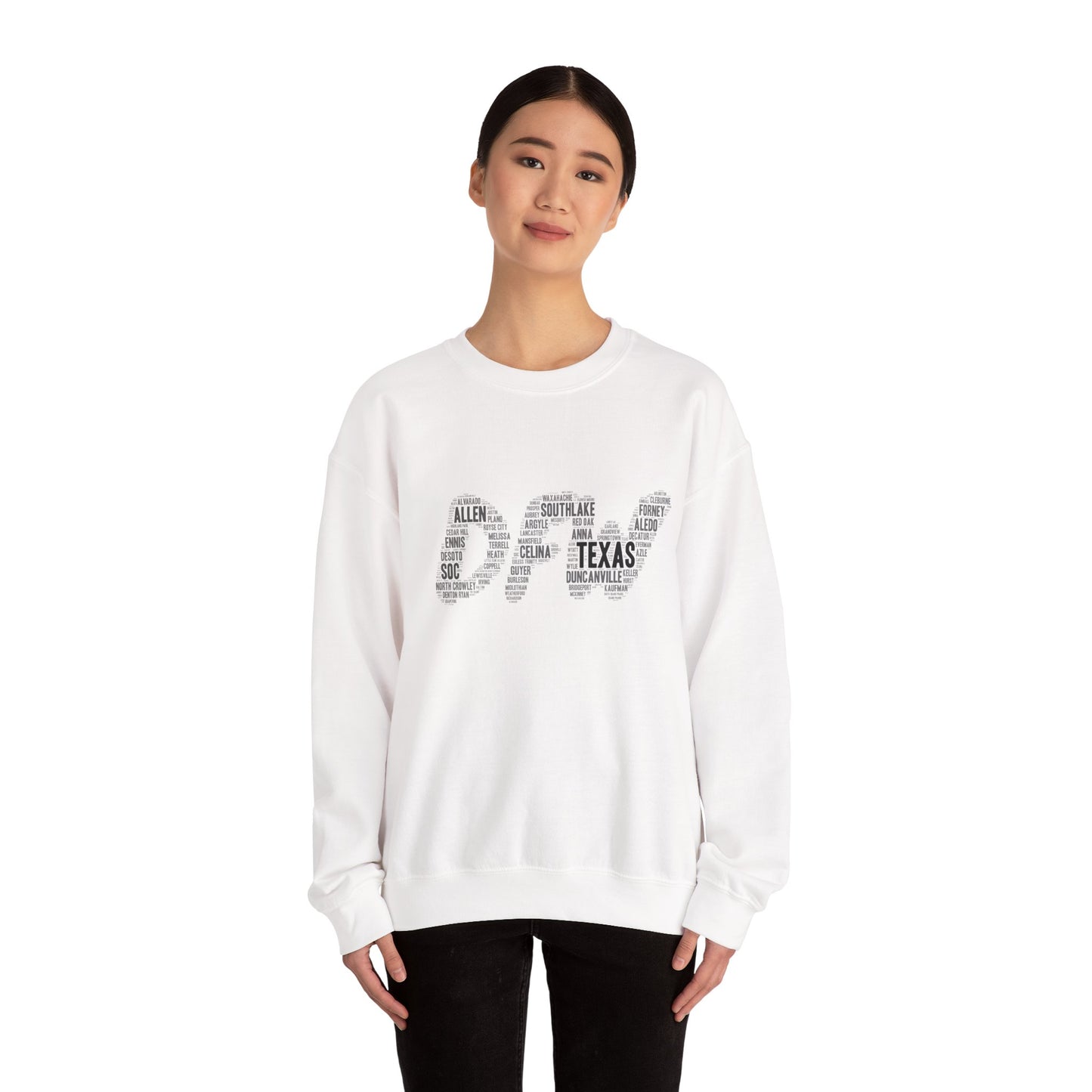 DFW Word Art Sweater