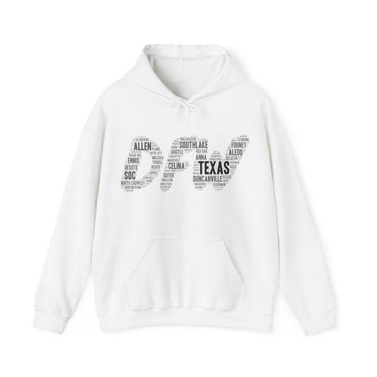 DFW Word Art Hoodie