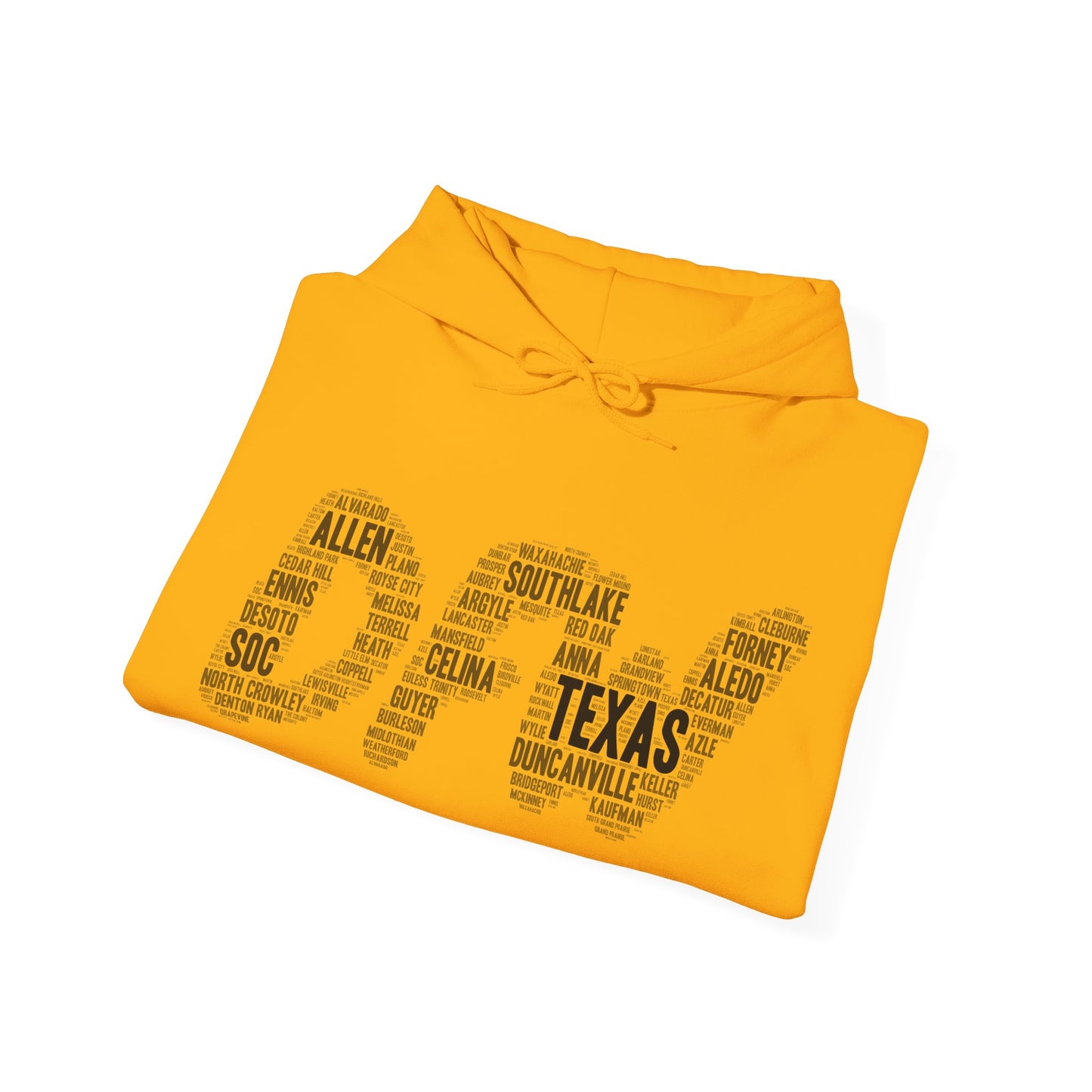 DFW Word Art Hoodie