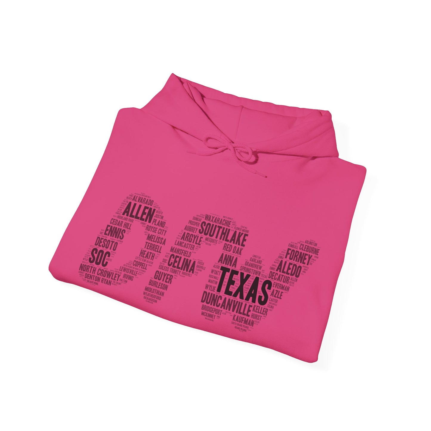 DFW Word Art Hoodie