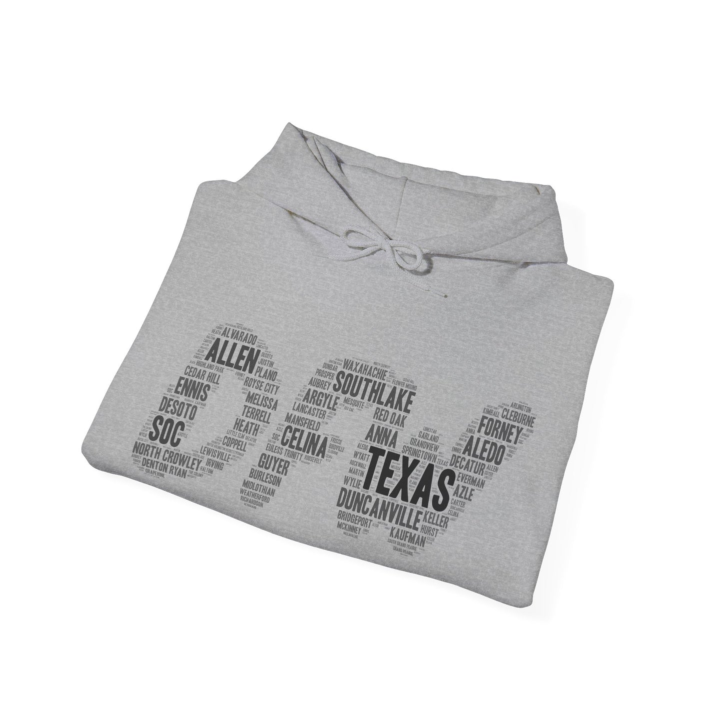 DFW Word Art Hoodie